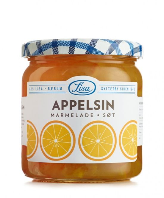 Hovedbilde Appelsin Marmelade Søt Type