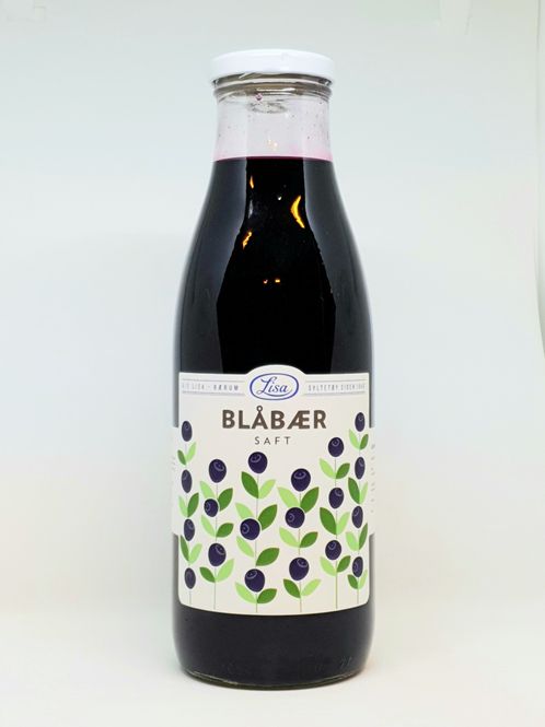 Hovedbilde Blåbær Saft 750ml