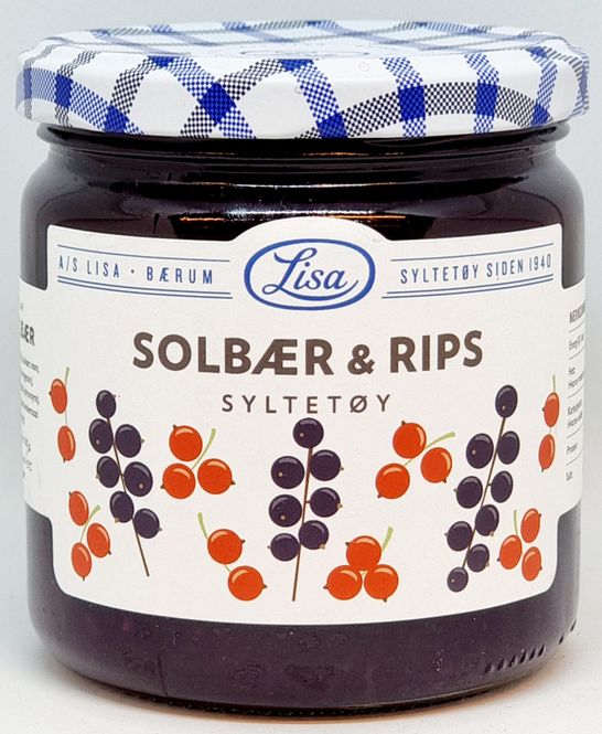 Hovedbilde Solbær & Rips Syltetøy