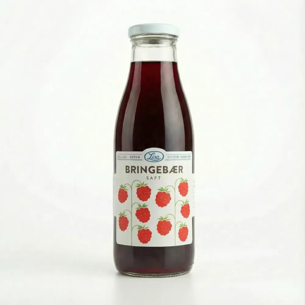 Bringebær Saft 750ml