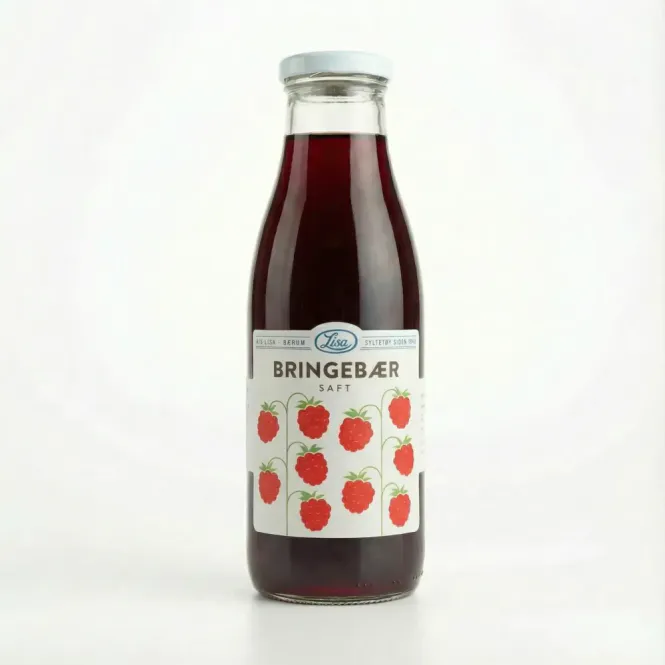 Hovedbilde Bringebær Saft 750ml
